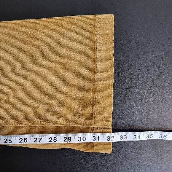 Pilcro Anthropologie Womens Bootcut High Rise Corduroy Pants Size 27 Orange Boho - Picture 11 of 11